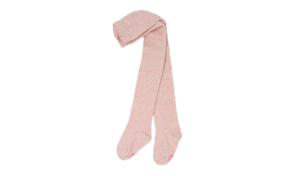 Collant Bébé Dripping Rose Coton Écologique